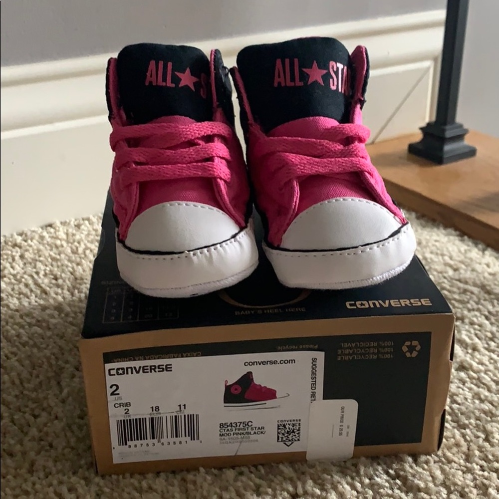 NWT Baby Converse Crib Shoes